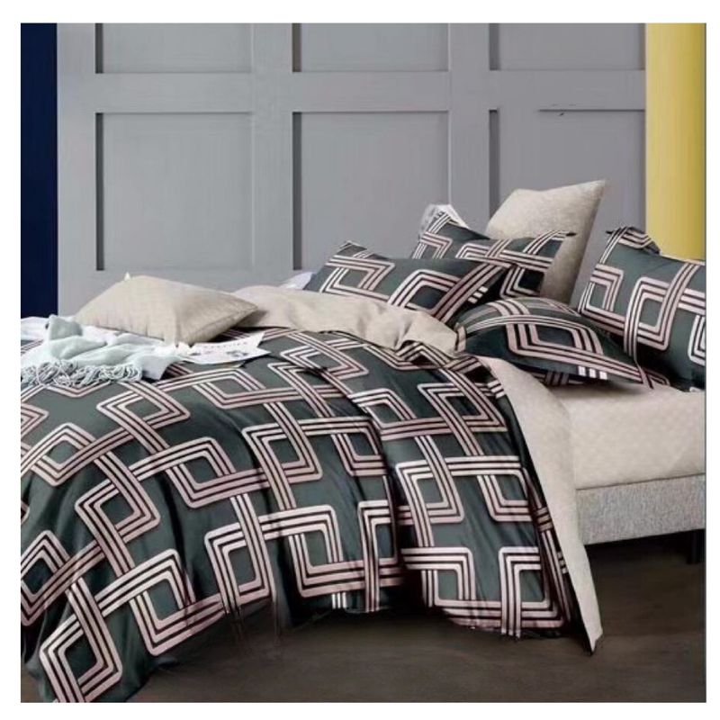 GENERICO - Cubrecama Verano Delgado Quilt Estampados Plaza y Media