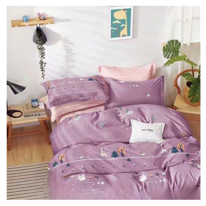 GENERICO - Cubrecama Verano Delgado Quilt Estampados Plaza y Media