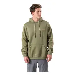 MARMOT - Polerón Chest Logo Hoody Hombre Verde