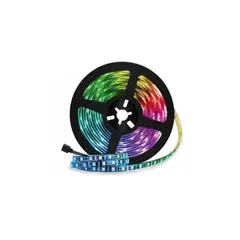 TECNOLAB - Tira Led 5mts Rgb 5050 Con Bluetooth Conexión Celular - SC