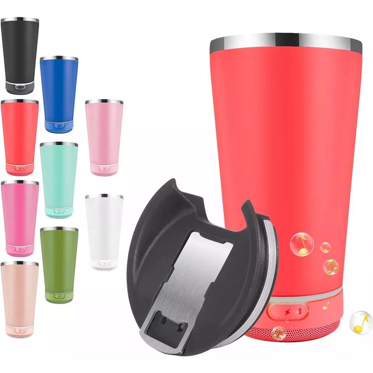 GENERICO - Vaso Termico Parlante Taza Acero Inoxidable Cdestapador