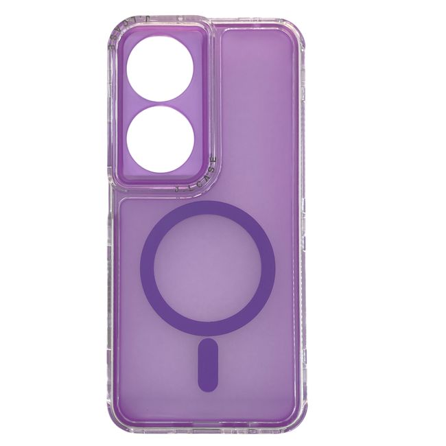 JOIGO - Carcasa Antigolpe 360 Para Honor X7 B Magsafe Lila