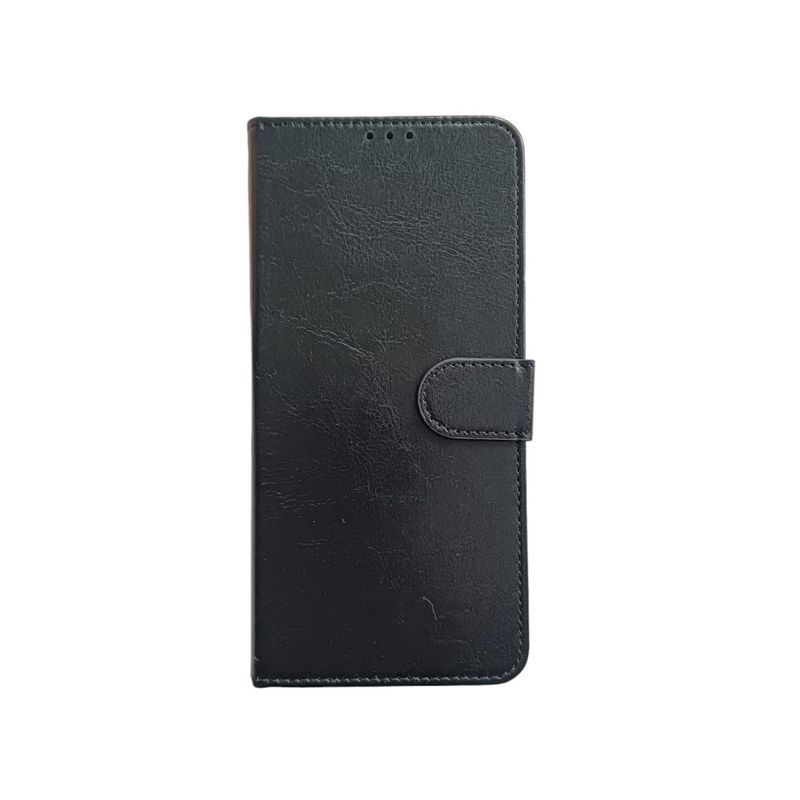 GENERICO - Carcasa Flip Cover Estuche Para Xiaomi Redmi 12c - Negro