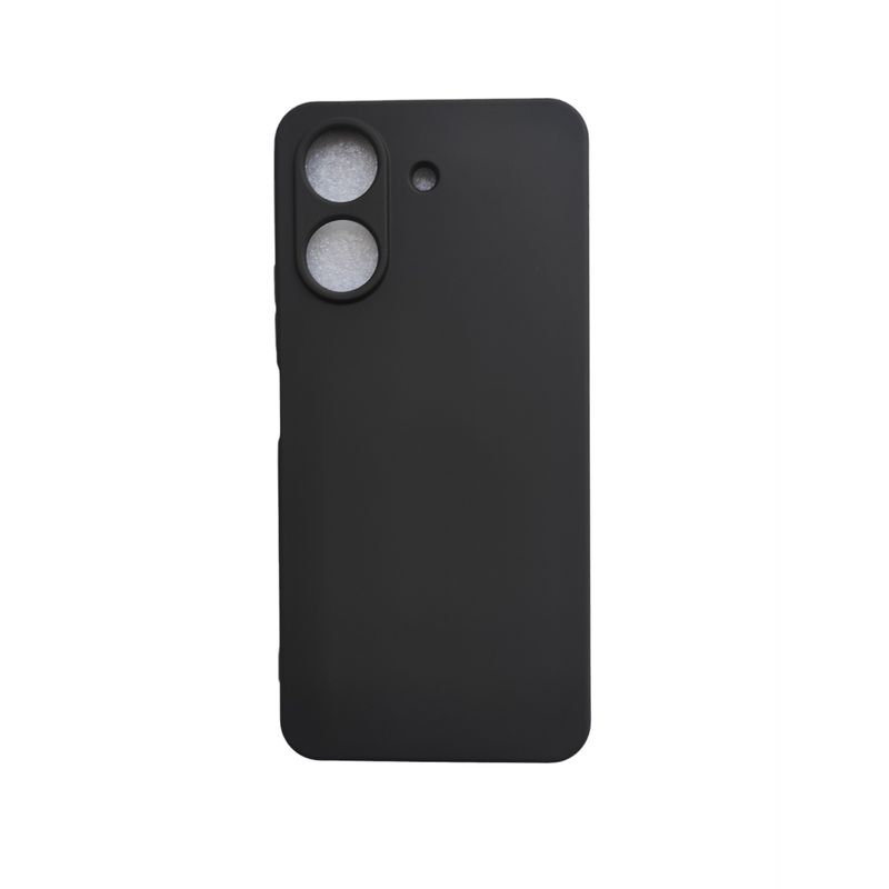 GENERICO - Carcasa Silicona Colores para Xiaomi Redmi 13c 4g - Negro
