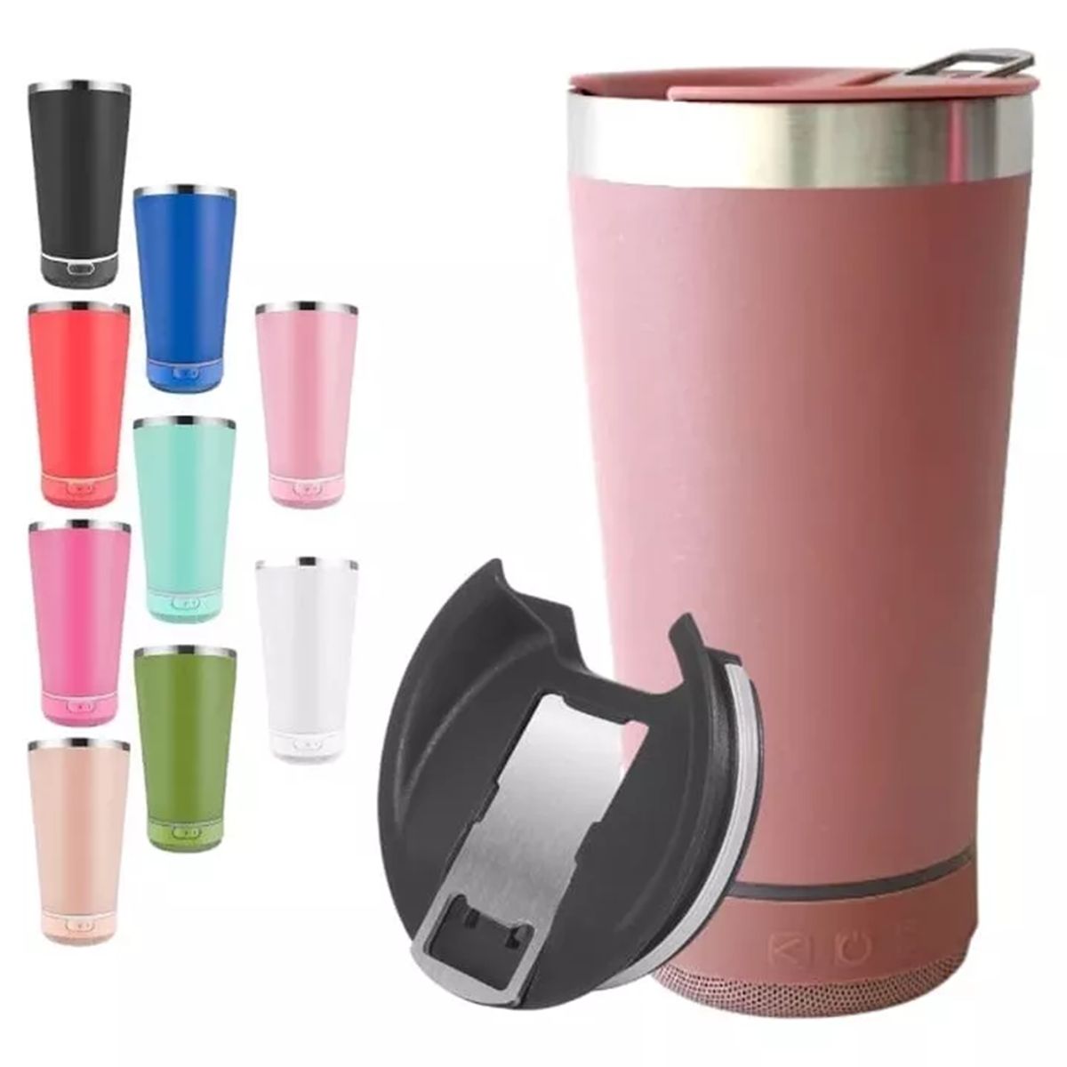 GENERICO - Vaso Termico Parlante Taza Acero Inoxidable Cdestapador