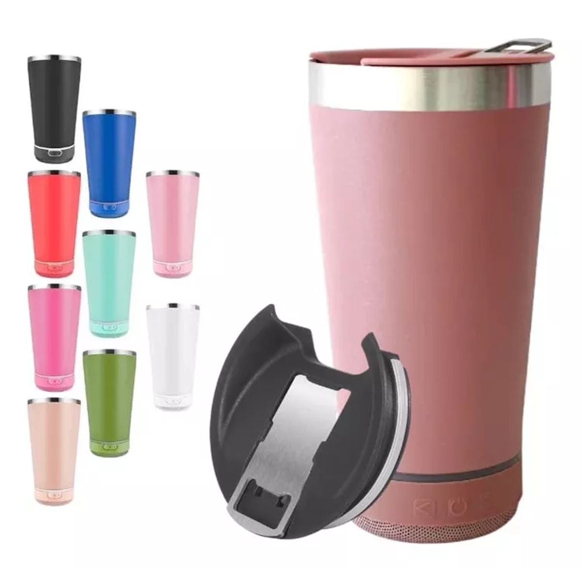 GENERICO - Vaso Termico Parlante Taza Acero Inoxidable Cdestapador