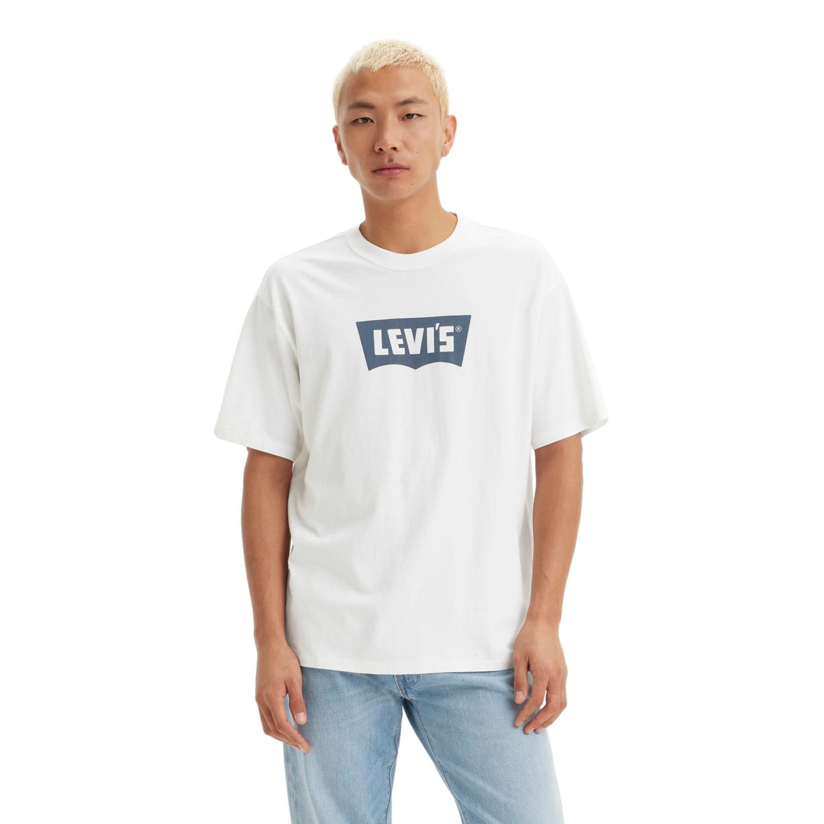 LEVIS - Polera Hombre Vintage Bw Graphic Tee Blanco Levis