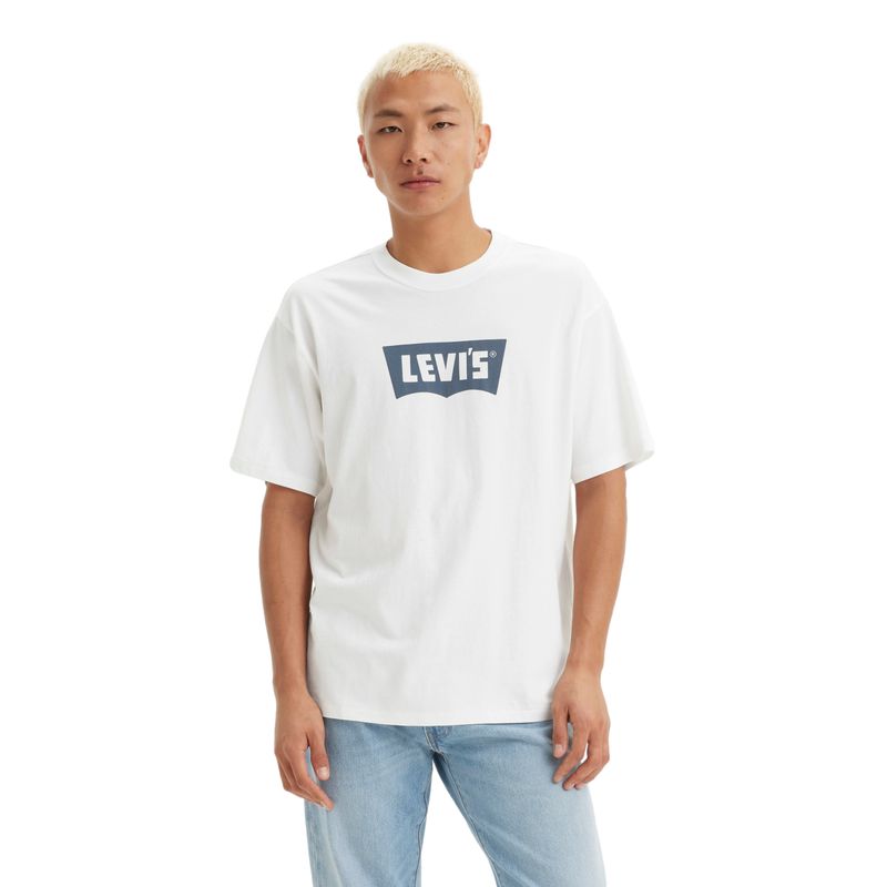 LEVIS - Polera Hombre Vintage Bw Graphic Tee Blanco Levis