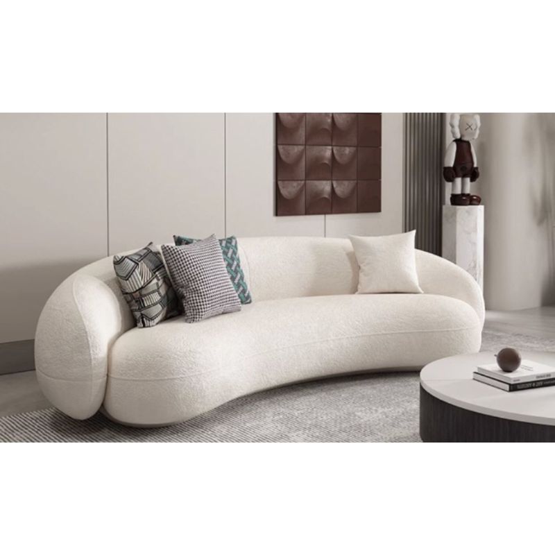 SANTU HOME & DECO - Sofá Curvo Estilo Moderno