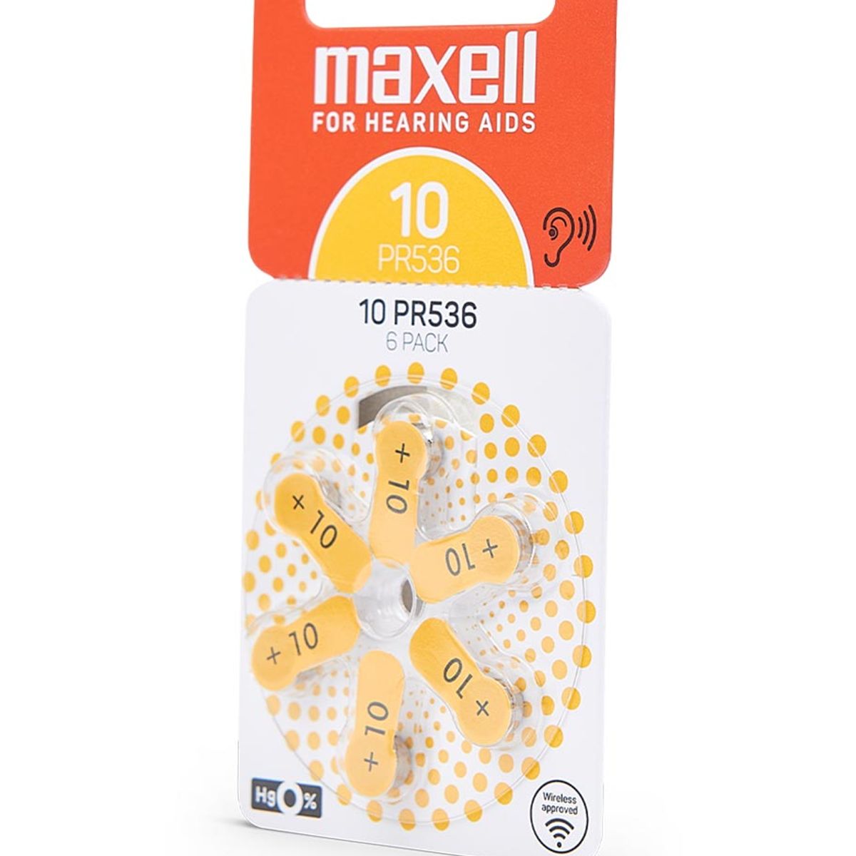 MAXELL - Pilas Para Audífonos Maxell Tamaño 10 Auditivas 6un
