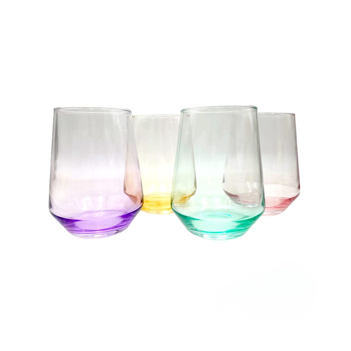 GLASSO - Set 4 Vasos Glasso Fondo Color