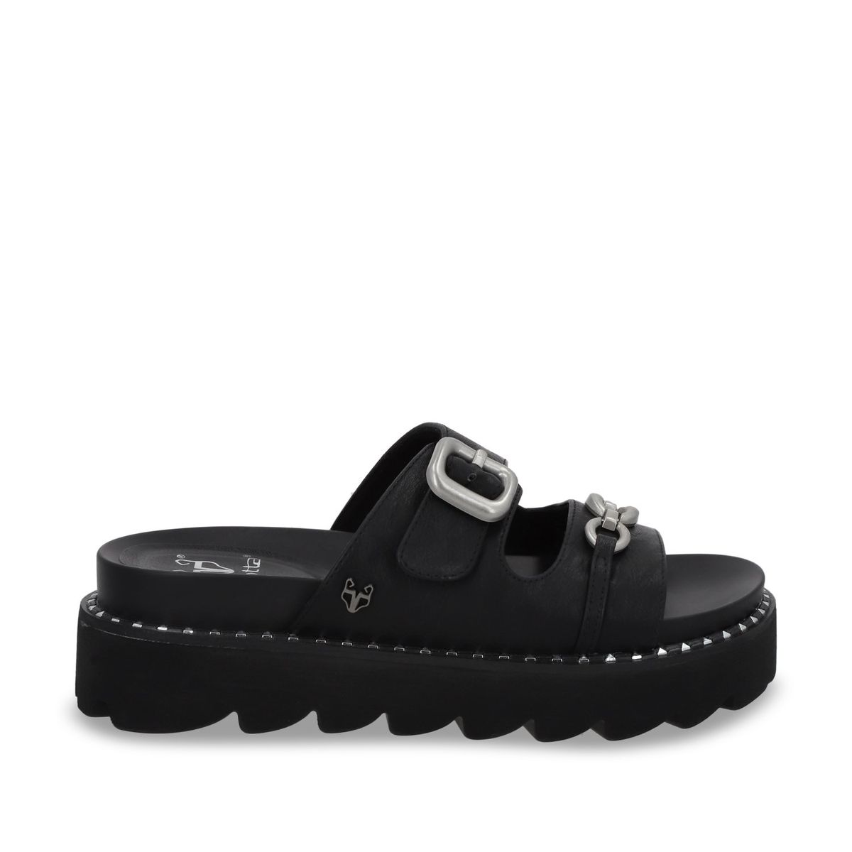 GOTTA - Sandalia Mujer Negra Plana 1573D Gotta