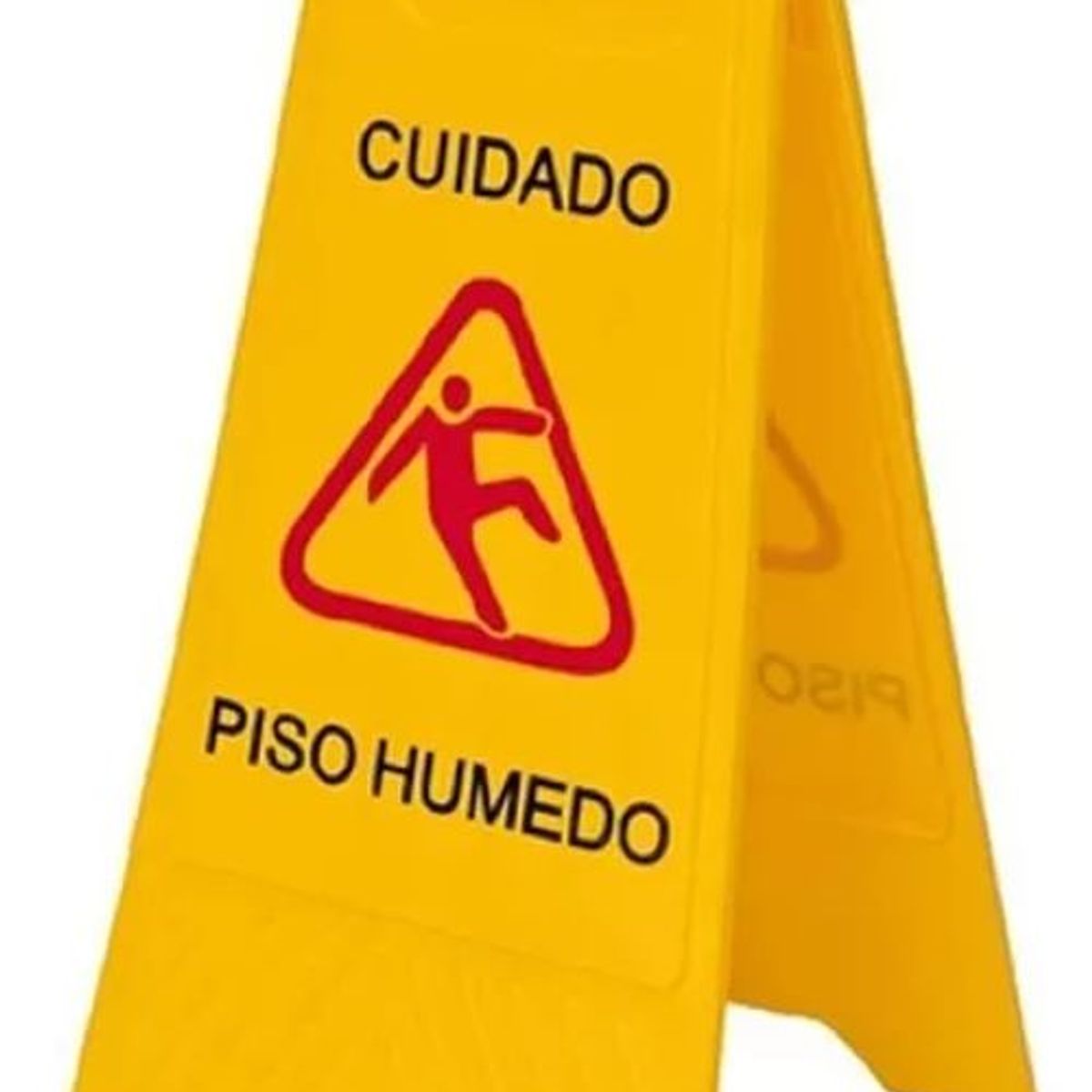 SHOP EHOME BAG - Señalética Plegable Piso Húmedo Amarillo 61 Cm