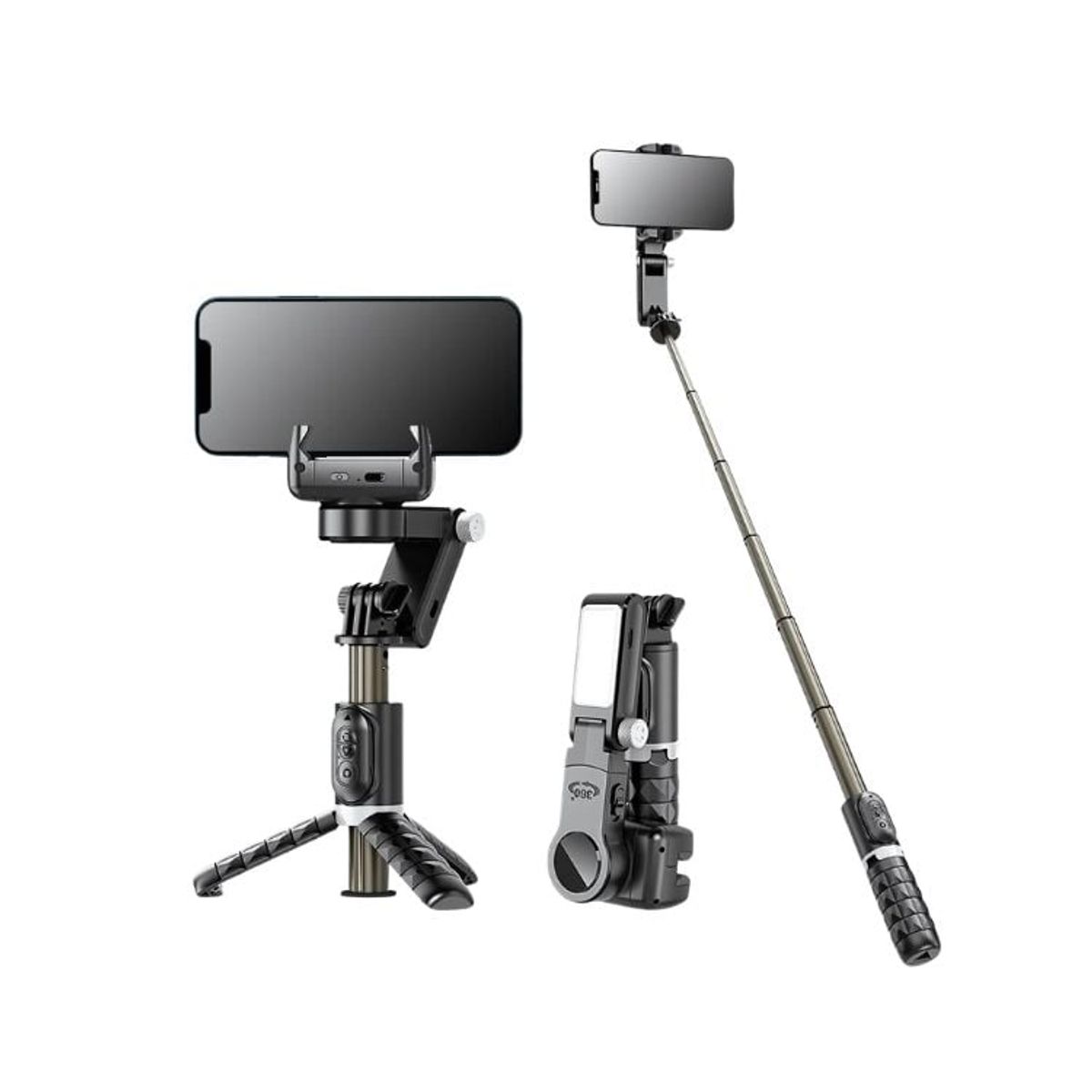 CRUSEC - Estabilizador Soporte Para Teléfono Celular Selfie Stick Tripode