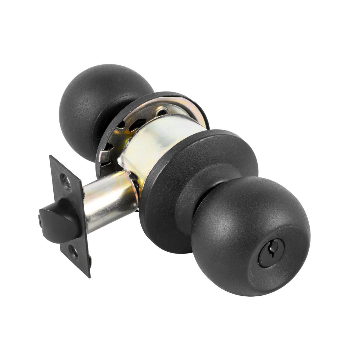 YALE - Cerradura Cilíndrica Pomo YALE Acceso Negro