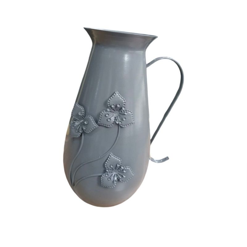 GENERICO - Florero Decorativo 12x23cm Gris