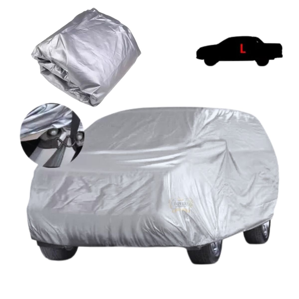 GENERICO - Cobertor Auto Carpa De Camioneta Talla L