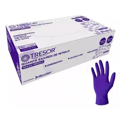 CRANBERRY - Guantes Tresor Color Cobalto Talla M Nitrilo X 100 Unidades