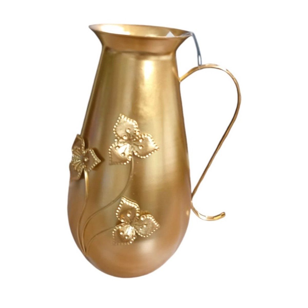 GENERICO - Florero Decorativo 12x23cm Dorado
