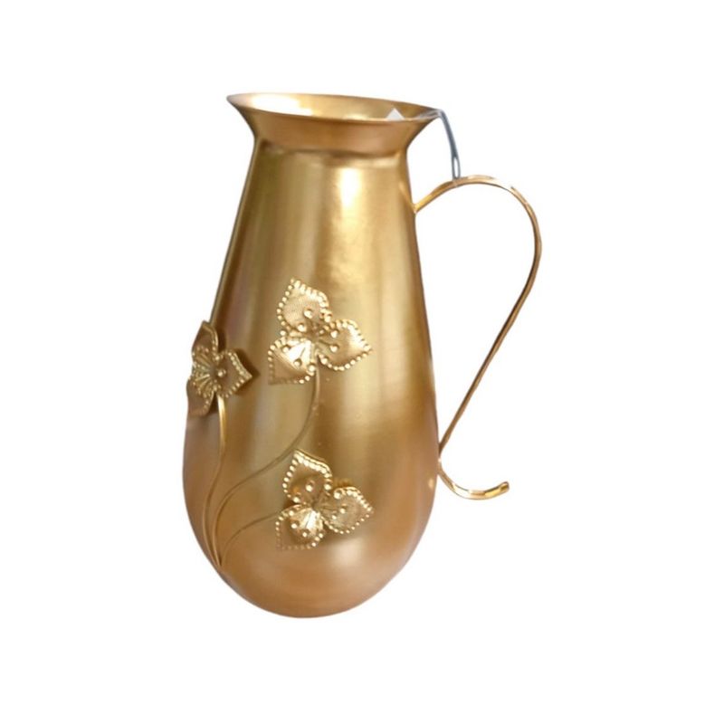 GENERICO - Florero Decorativo 12x23cm Dorado