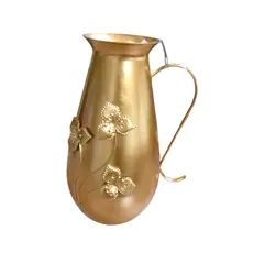 GENERICO - Florero Decorativo 12x23cm Dorado