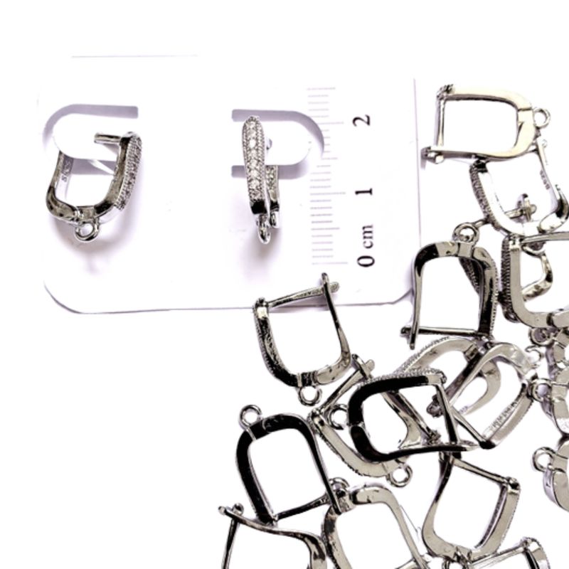 GENERICO - Set De 6 Pares De Bases De Aros Con Baño De Oro Modelos 3 - Dorado