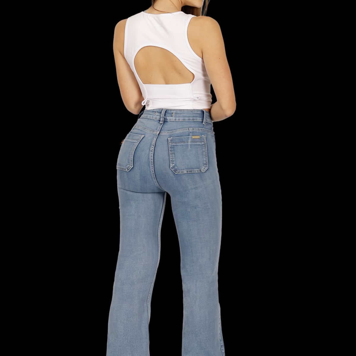 DIVINO JEANS - Jeans Valeria II Celeste Divino Jeans - Celeste