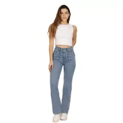 DIVINO JEANS - Jeans Valeria II Celeste - Celeste