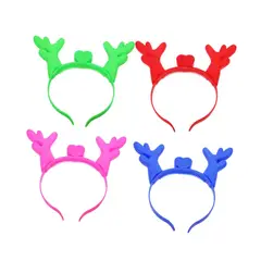 ATURE - 10u Diademas Navidad Luz Led Con Cuernos De Reno Aleatorio