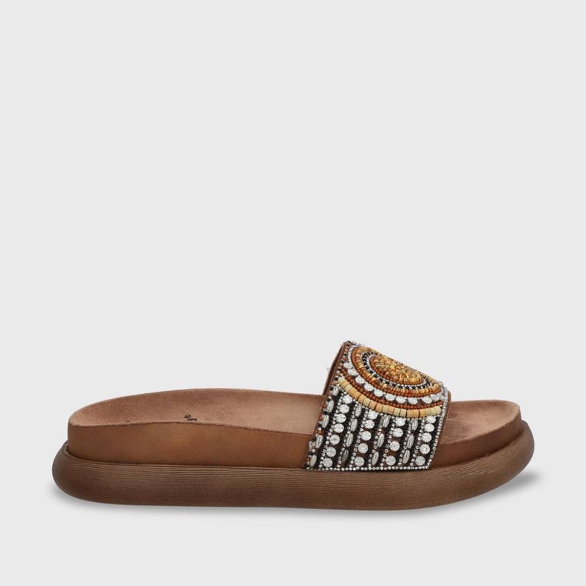 GOTTA - Sandalia Plana Café Mujer 53704