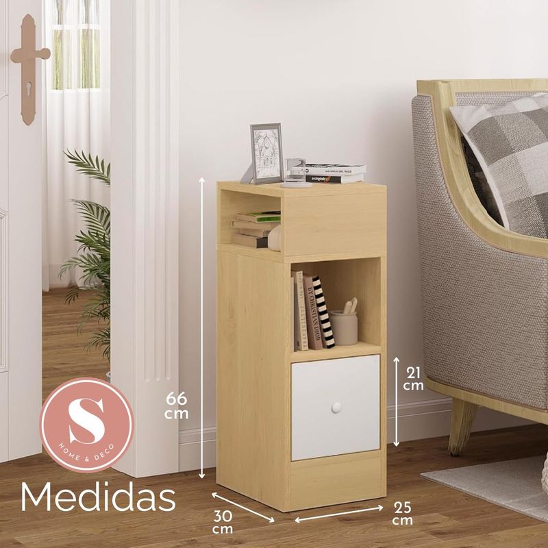 SANTU HOME & DECO - Organizador Lateral con Cajón