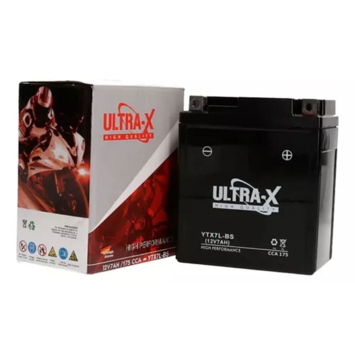 GENERICO - Bateria para moto Fz25 R3 Ytx7l Cbr250 Cb19012v 7amp