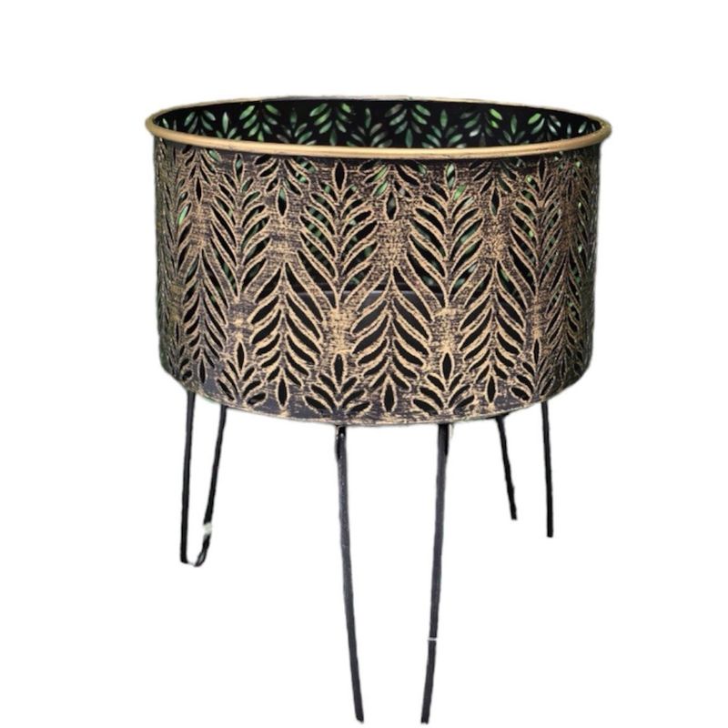 GENERICO - Porta Macetero Pedestal Maceta Plantas 15x19cm A6
