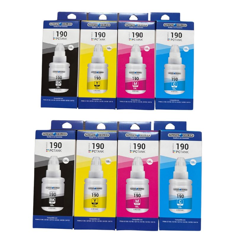 GENERICO - Pack X2 Tintas Compatibles para  Gi-190 G2110/G3110/G4110