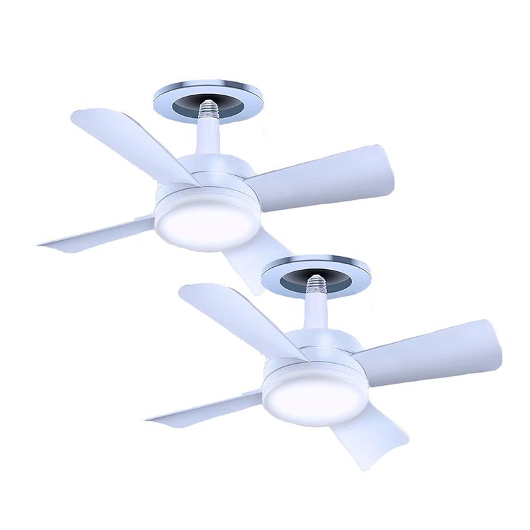 SOCKET FANLIGHT Pack 2 Ventiladores Lámpara LED