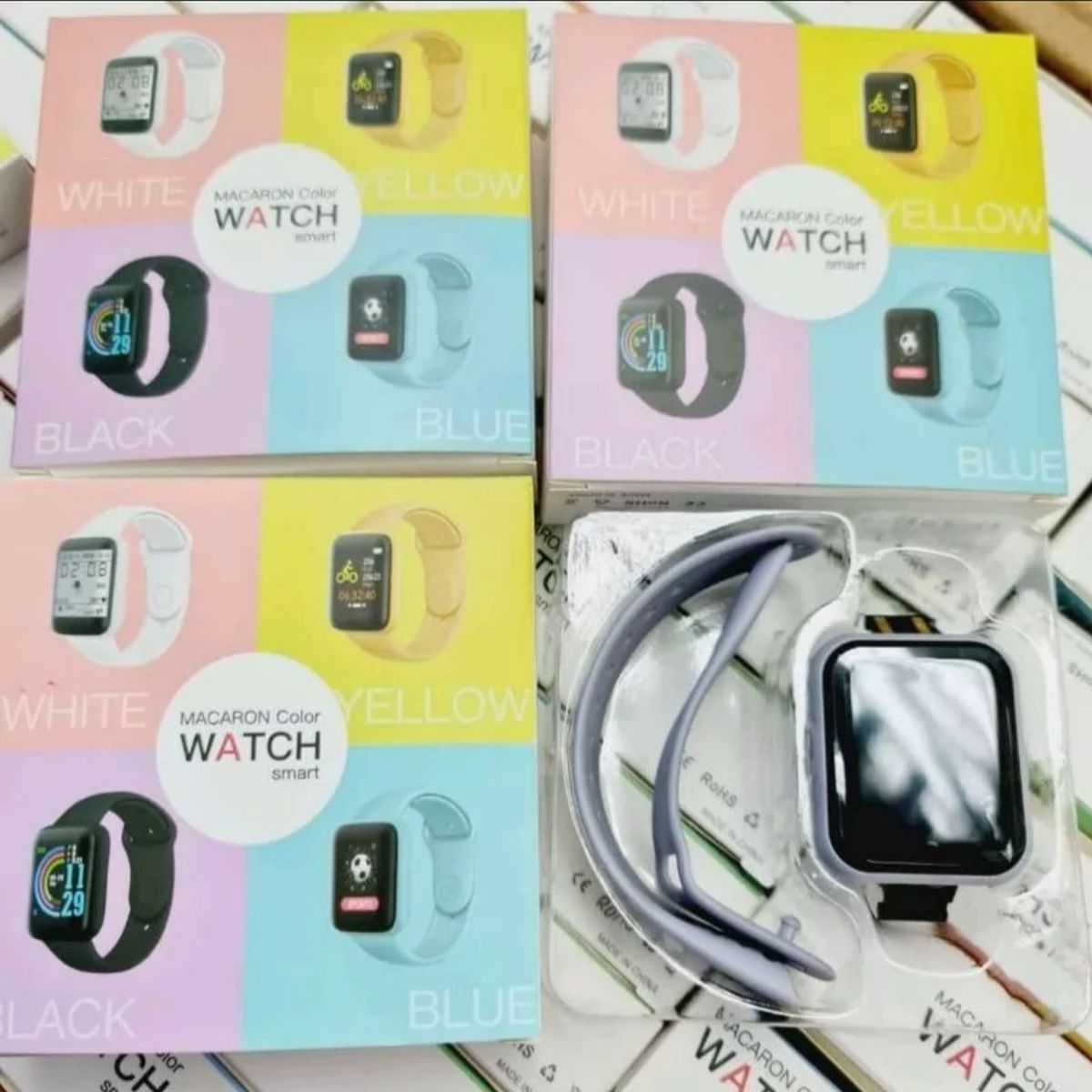 UNIVERSAL - Reloj D20 Inteligente Smartwatch Gris 2024