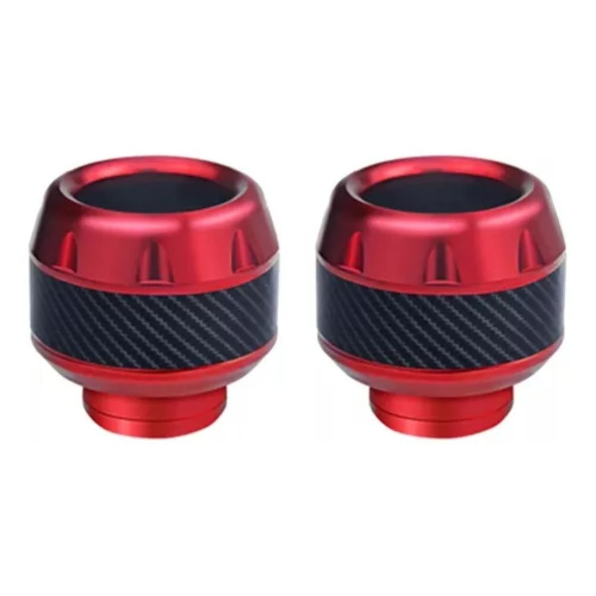 GENERICO - Topes de caida Moto Topes de rueda moto Universal Rojo