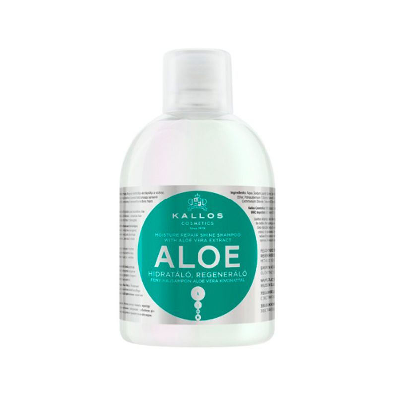 KALLOS - KALLOS - Shampoo Regenerador y Brillo con extracto de Aloe Vera 1000ml