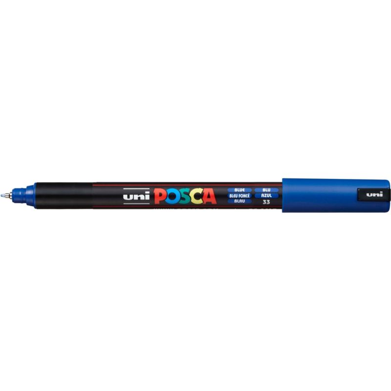 MITSUBISHI - Lapiz Posca Pc-1mr Azul Punta Fina 07mm