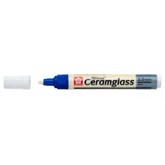 SAKURA - Ceramglass - Marcador para cerámica y vidrio 2mm Azul