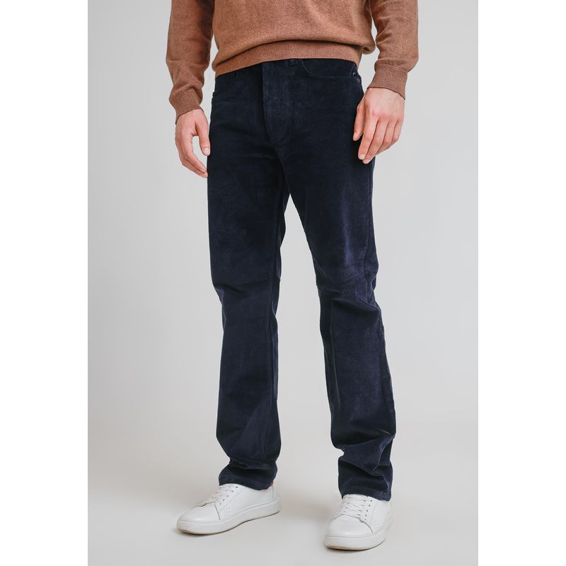 TRIAL - Pantalón cinco bolsillos de cotelé khaki