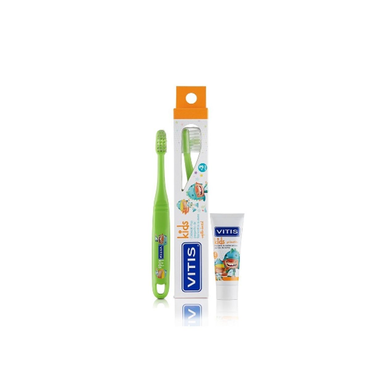 VITIS - Pack Cepillo VITIS® kids + mini pasta 8ml