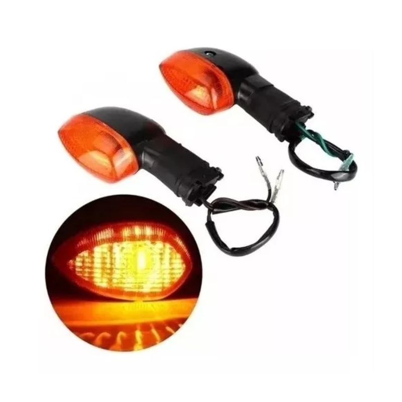 GENERICO - Par de Luz intermitente para Yamaha Fz16