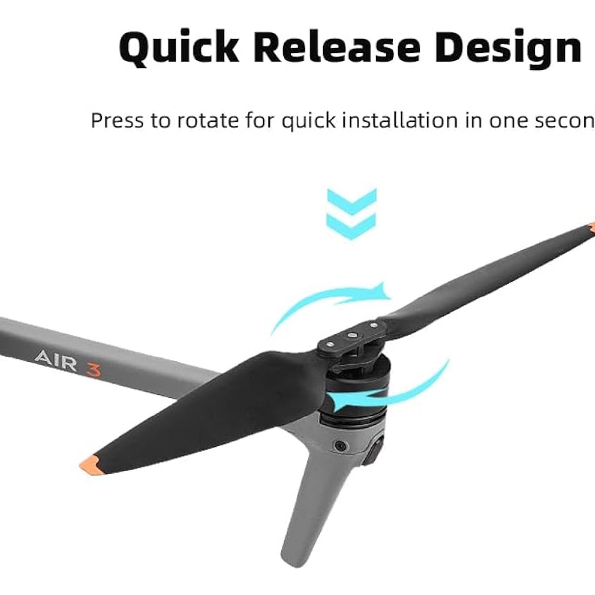 GENERICO - Hélices Para Drone Dji Air 3 8747f Bajo Ruido Resistente