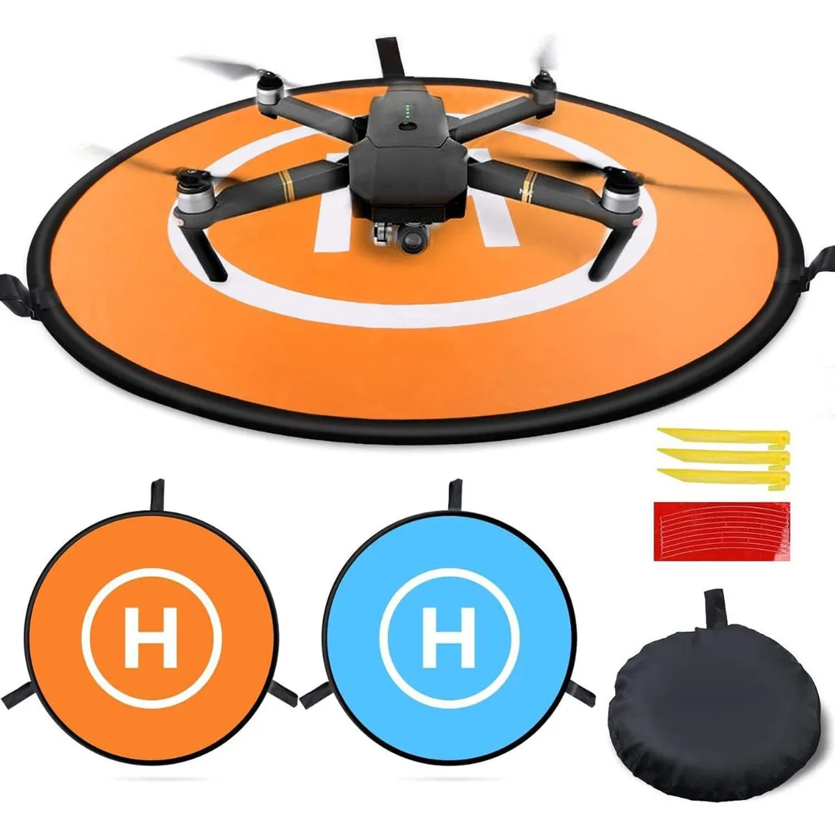 GENERICO - Landing Pad Helipuerto Pista De Aterrizaje 80 Cm Para Drone