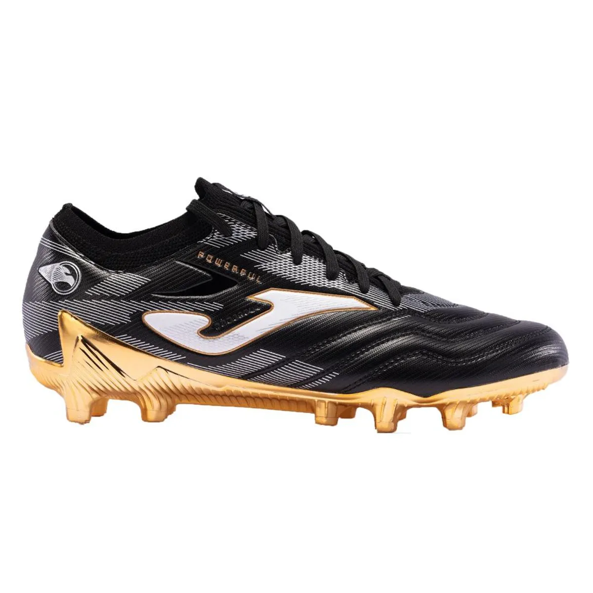 JOMA - Zapatilla Fútbol FG Hombre Powerful Cup 24 Negro Joma.