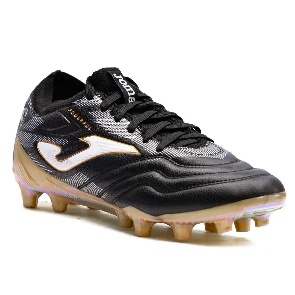 JOMA - Zapatilla Fútbol FG Hombre Powerful Cup 24 Negro Joma.
