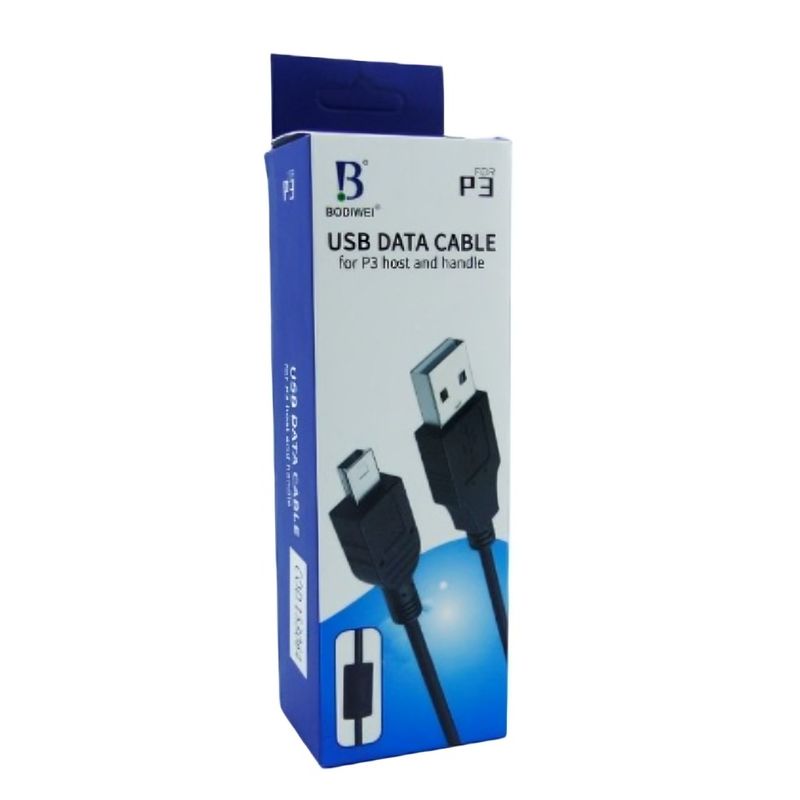 OEM - CABLE USB PARA CARGAR JOYSTICK PLAY 3   1800CM CON FILTRO
