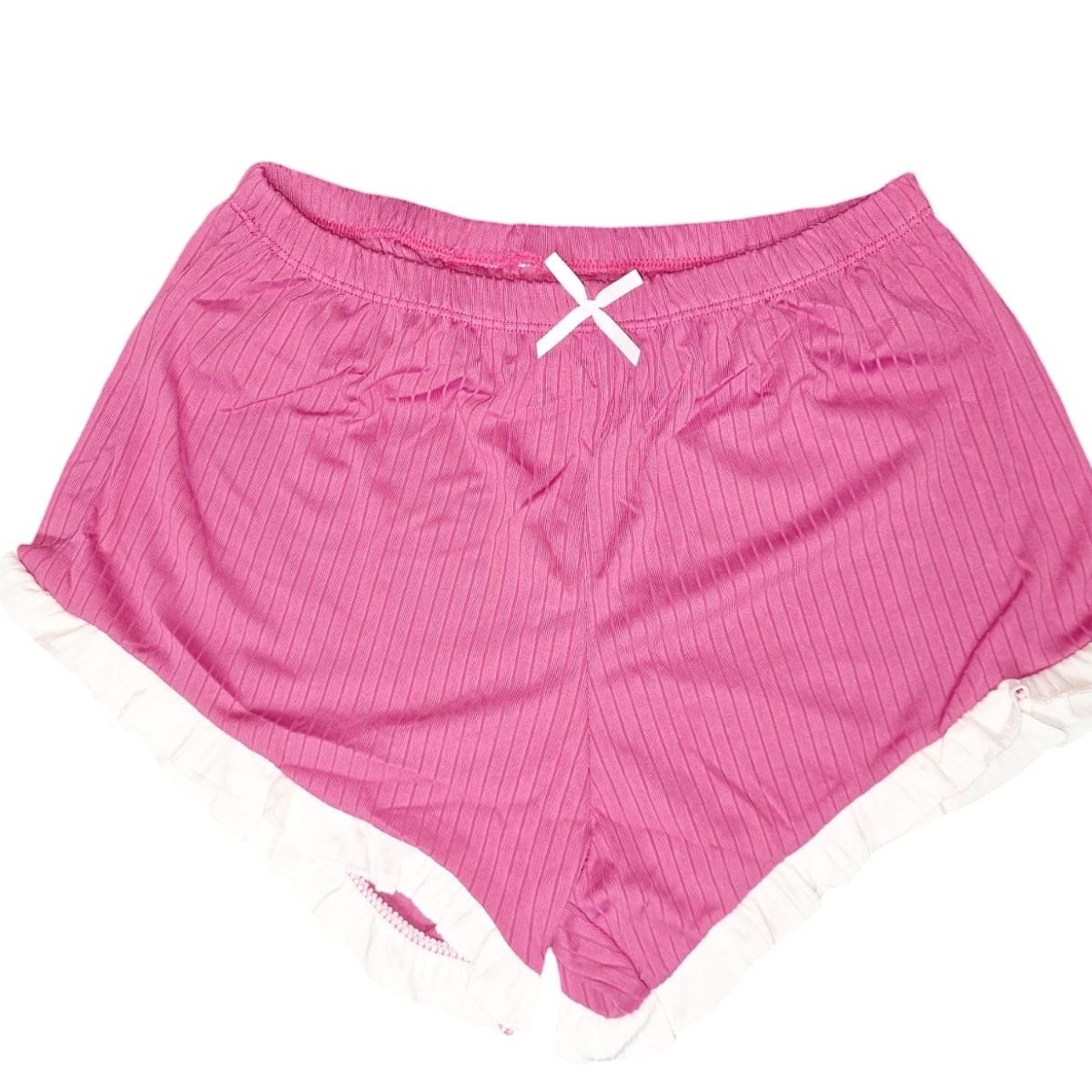 GARSIL - Pijama Corto Conjunto Sensual - Top Y Short Para Mujer Tela Acanalada