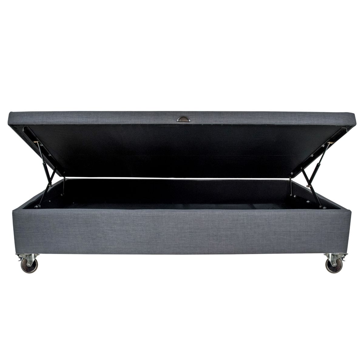 BLOCCARE - Base De Cama Baul Full L190cm Rueda Pyton ideal para Aspiradora Robot